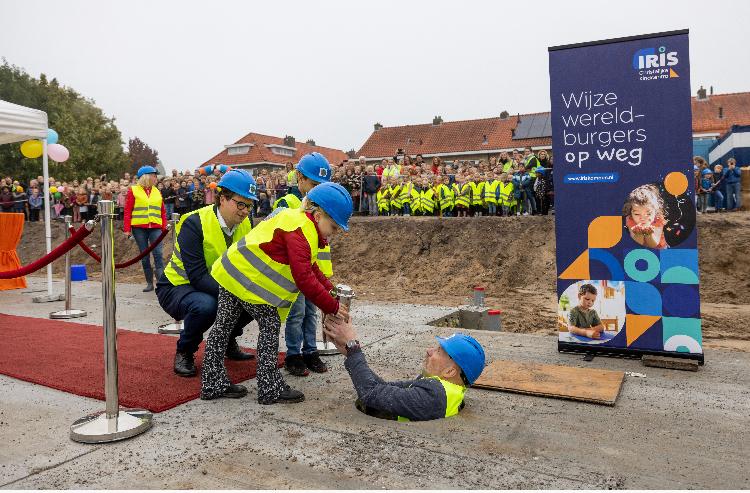 Fundering IKC Marnixschool kampen is klaar