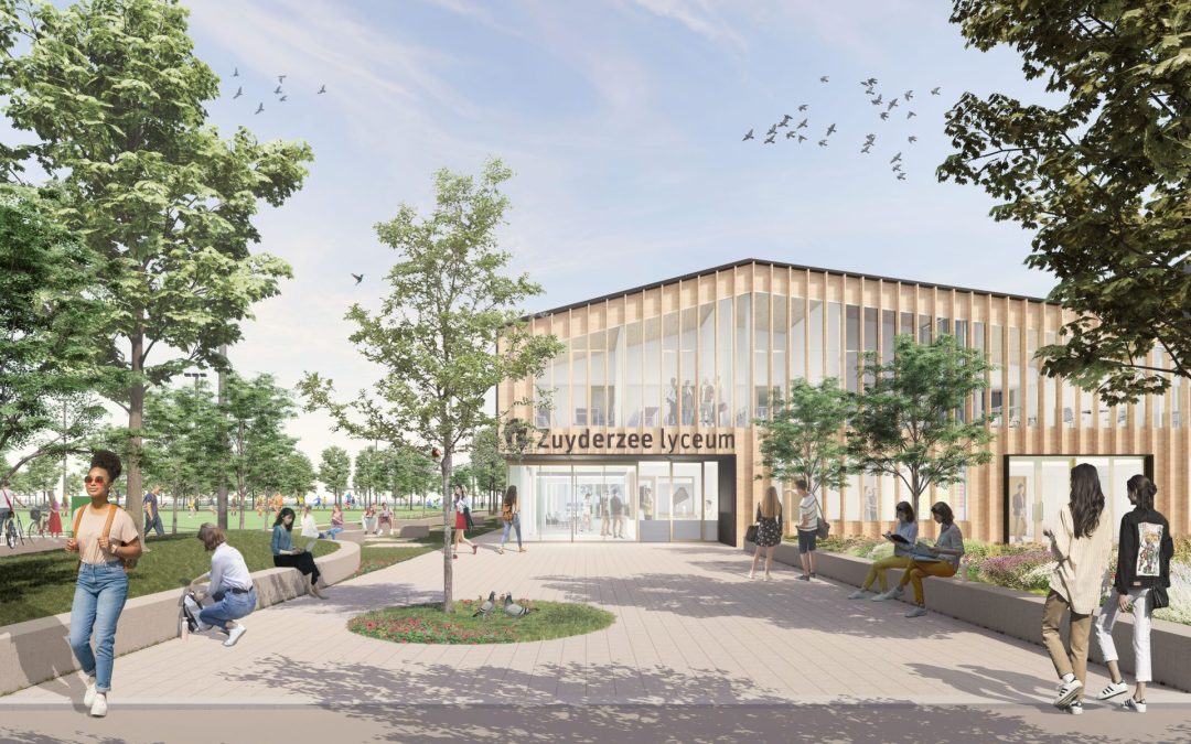 Het Zuyderzee Lyceum in Lemmer krijgt een splinternieuw duurzaam schoolgebouw